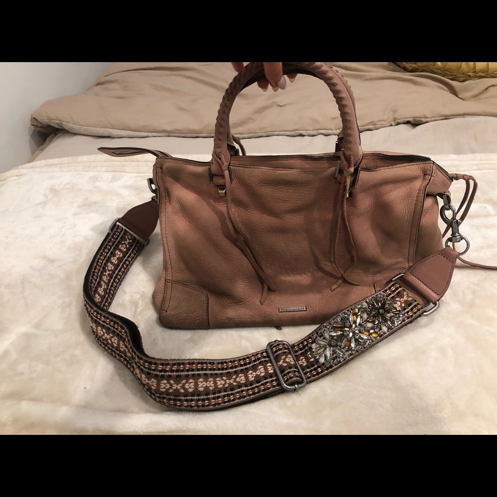 Rebecca Minkoff shoulder bag with guitar strap